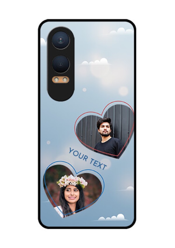 OnePlus Nord Ce 4 Lite 5G Custom Glass Phone CaseBlue Color Couple Design