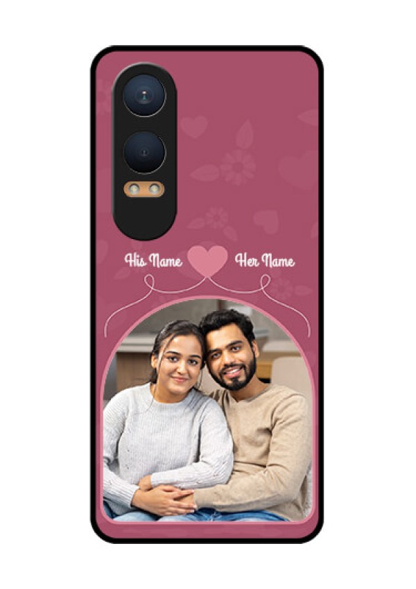 OnePlus Nord Ce 4 Lite 5G Custom Glass Phone CaseLove Floral Design