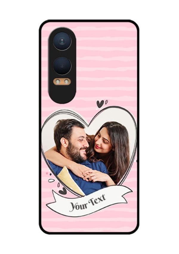 OnePlus Nord Ce 4 Lite 5G Custom Glass Phone CaseVintage Heart Design