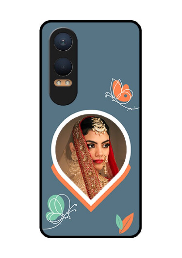 OnePlus Nord Ce 4 Lite 5G Custom Glass Phone CaseDroplet Butterflies Design