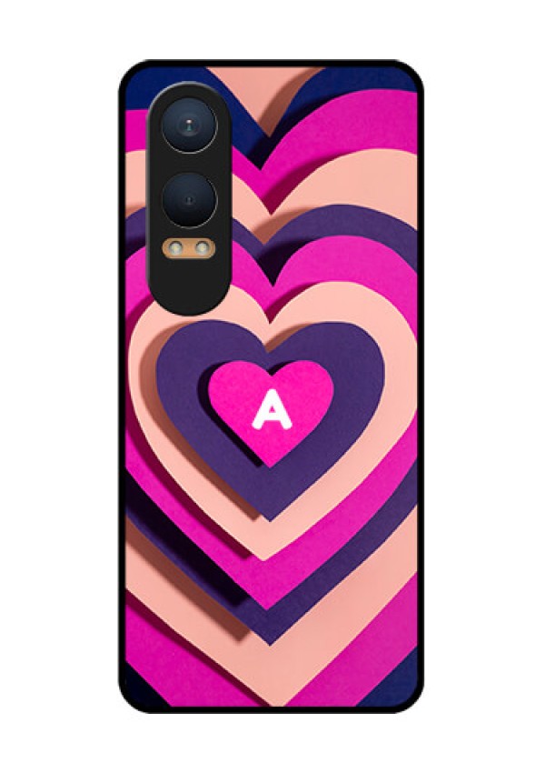 OnePlus Nord Ce 4 Lite 5G Custom Glass Phone CaseCute Heart Pattern Design