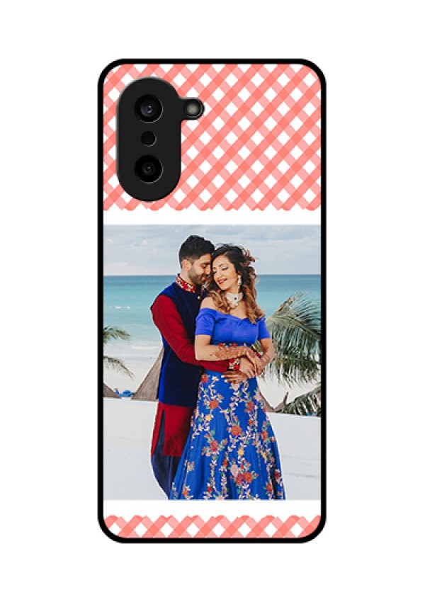 OnePlus Nord CE 5 5G Custom Glass Phone Case - Pink Pattern Design