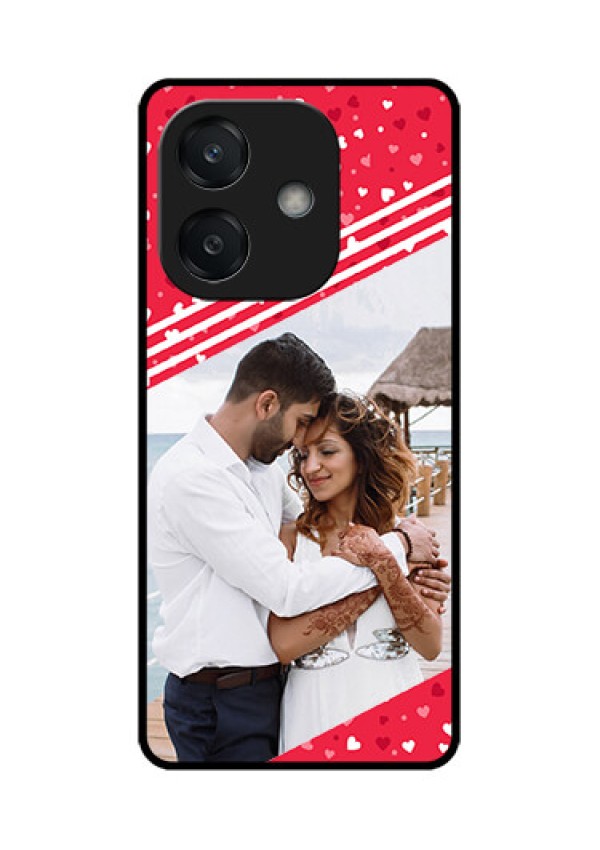 Oppo A3 5G Custom Glass Phone CaseValentines Gift Design
