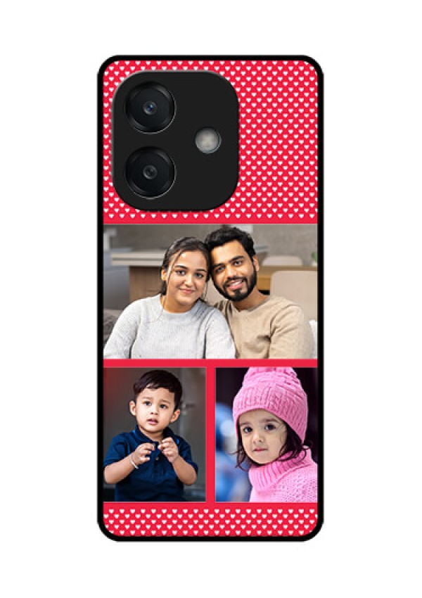 Oppo A3 5G Custom Glass Phone CaseBulk Photo Upload Design