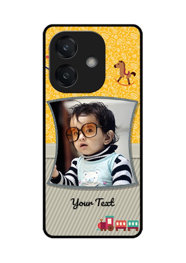 Oppo A3 5G Custom Glass Phone CaseBaby Picture Upload Design