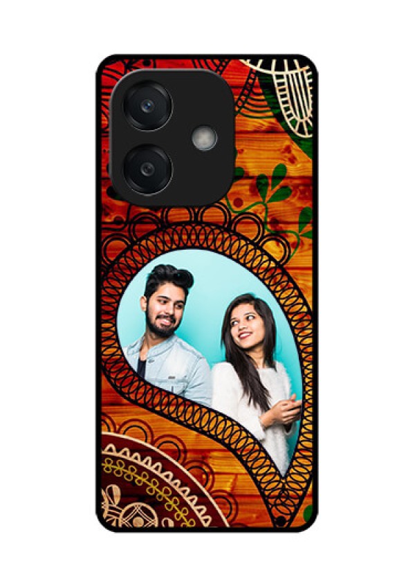 Oppo A3 5G Custom Glass Phone CaseAbstract Colorful Design
