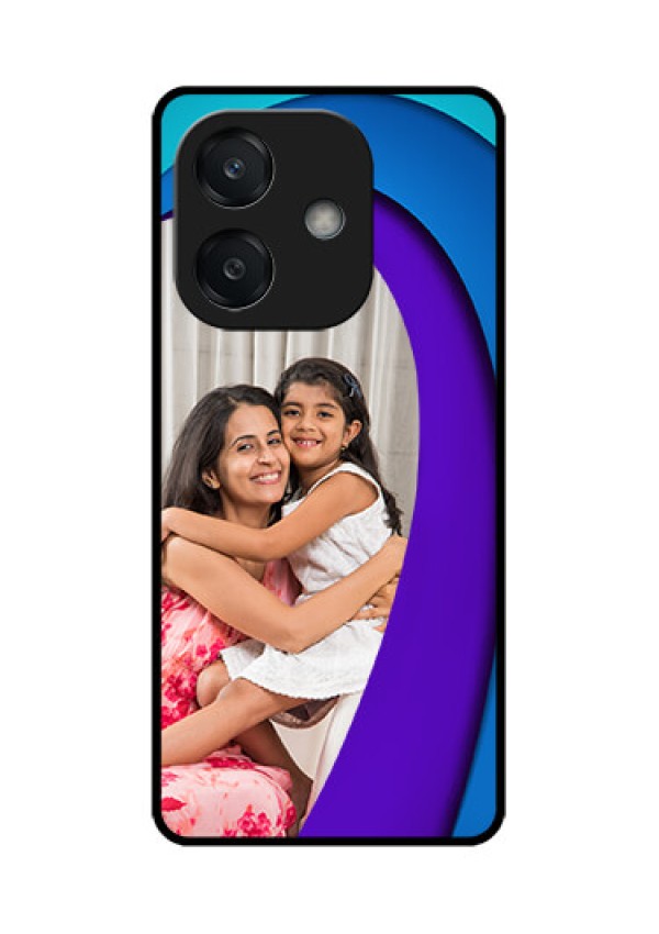 Oppo A3 5G Custom Glass Phone CaseSimple Pattern Design