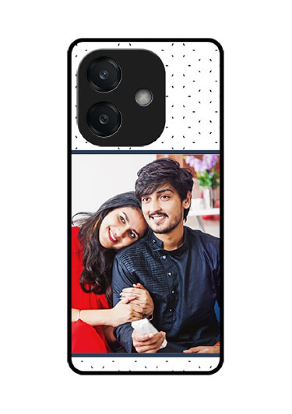 Oppo A3 5G Custom Glass Phone CasePremium Dot Design