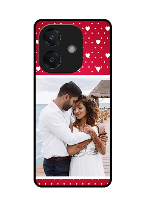 Oppo A3 5G Custom Glass Phone CaseHearts Mobile Case Design