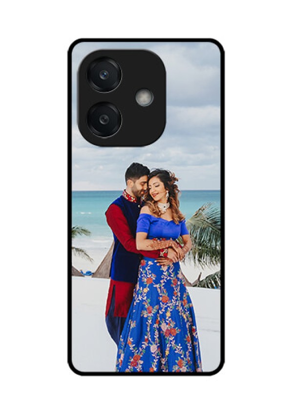 Oppo A3 5G Custom Glass Phone CaseUpload Full Picture Design