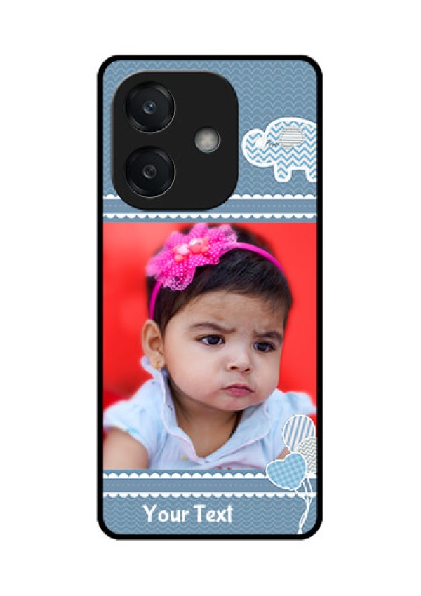 Oppo A3 5G Custom Glass Phone CaseWith Kids Pattern Design