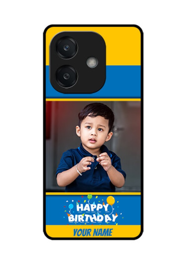 Oppo A3 5G Custom Glass Phone CaseBirthday Wishes Design