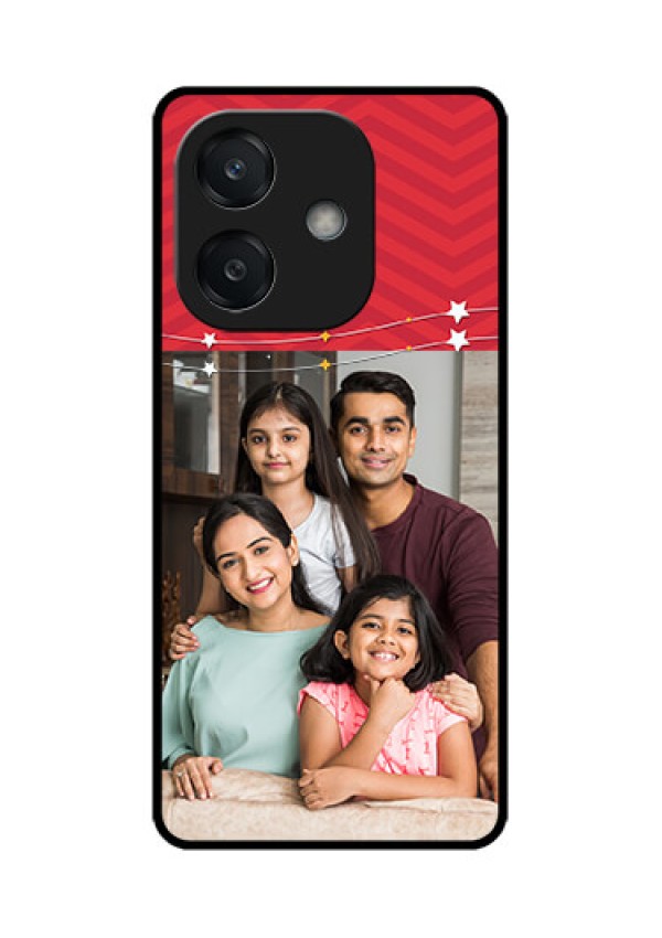 Oppo A3 5G Custom Glass Phone CaseHappy Family Design