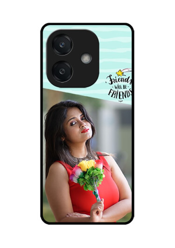 Oppo A3 5G Custom Glass Phone CaseFriends Picture Icon Design