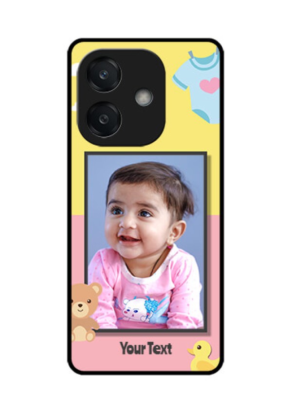 Oppo A3 5G Custom Glass Phone CaseKids 2 Color Design