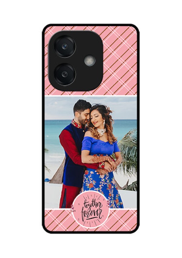 Oppo A3 5G Custom Glass Phone CaseTogether Forever Design