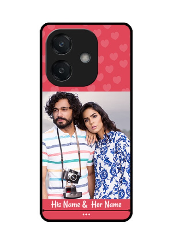 Oppo A3 5G Custom Glass Phone CaseSimple Love Design