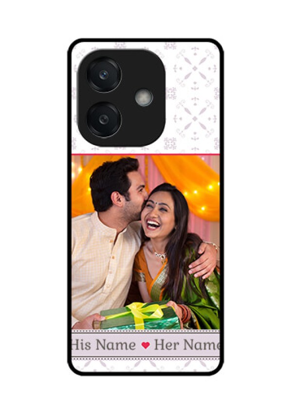Oppo A3 5G Custom Glass Phone CaseWith Photo And Ethnic Design
