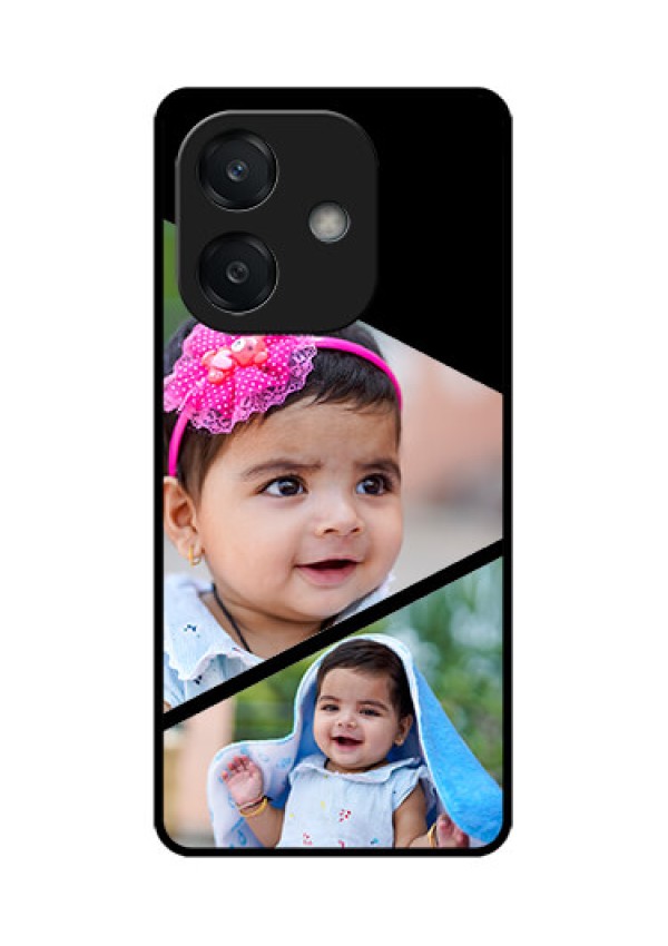 Oppo A3 5G Custom Glass Phone CaseSemi Cut Design