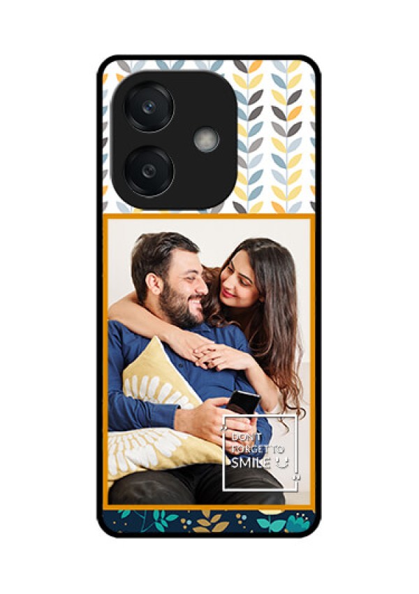 Oppo A3 5G Custom Glass Phone CasePattern Design