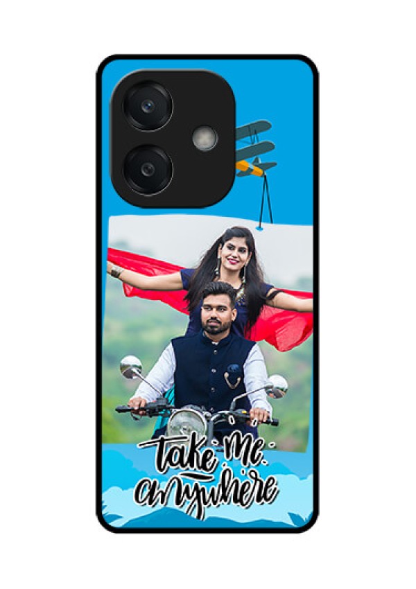 Oppo A3 5G Custom Glass Phone CaseTraveller Design