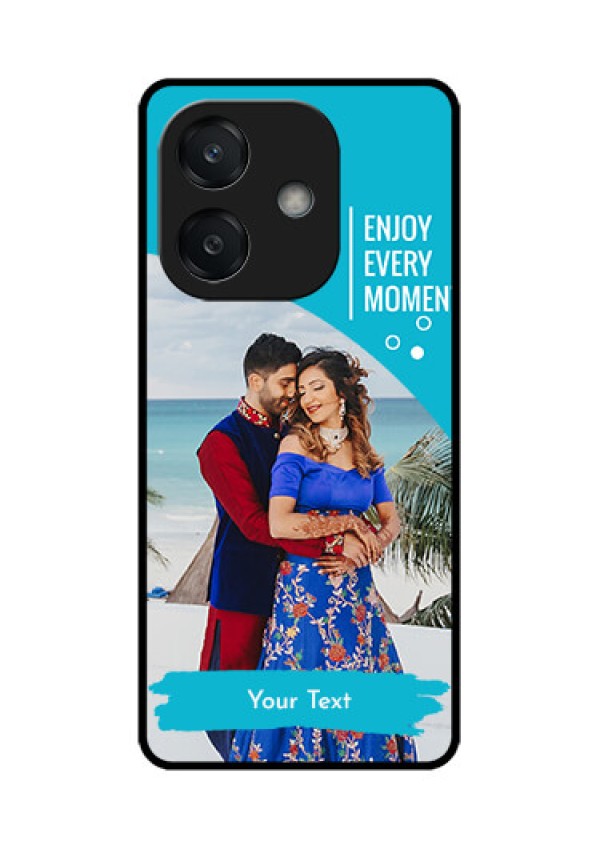 Oppo A3 5G Custom Glass Phone CaseHappy Moment Design