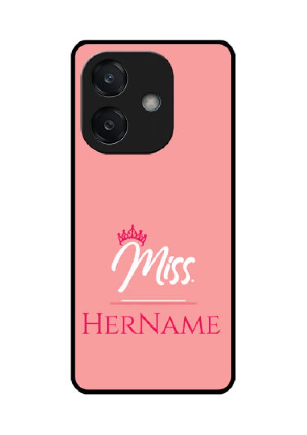Oppo A3 5G Custom Glass Phone CaseMrs With Name Design