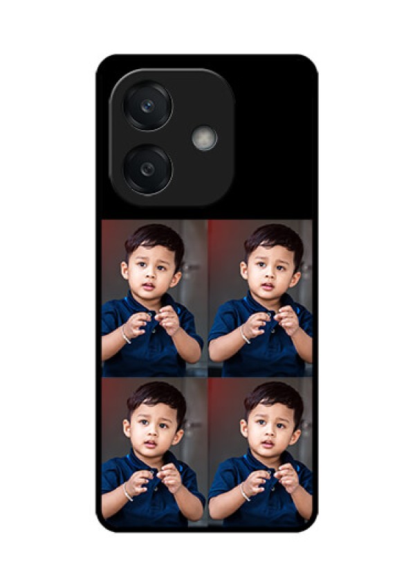 Oppo A3 5G Custom Glass Phone Case4 Image Holder Design