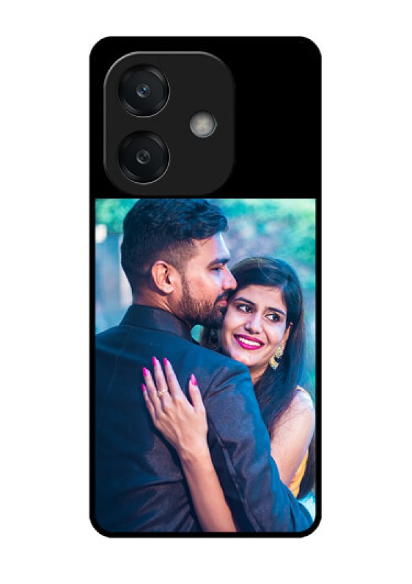 Oppo A3 5G Custom Glass Phone Case - Upload Full Picture With Custom Color Design
