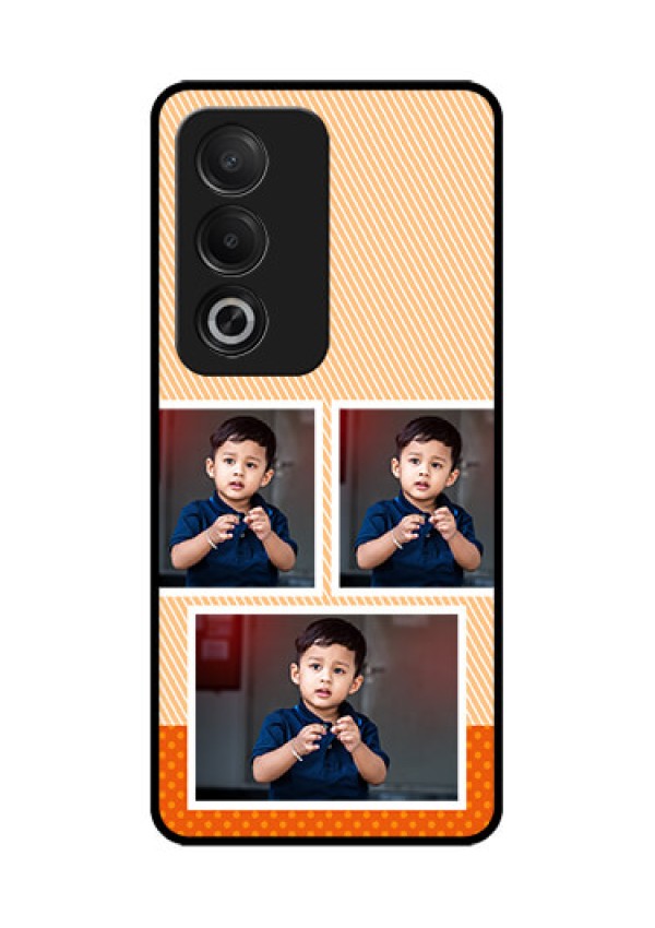 Oppo A3 Pro 5G Custom Glass Phone CaseBulk Photos Upload Design