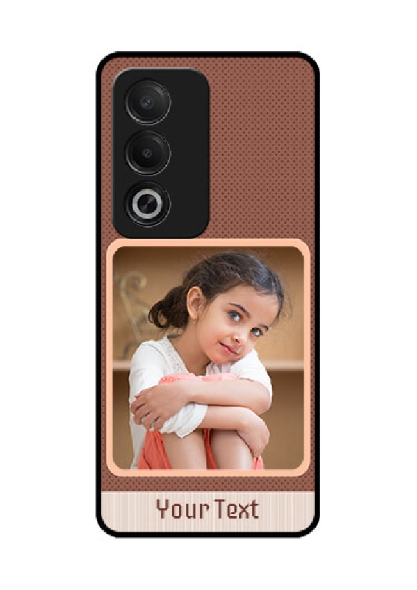 Oppo A3 Pro 5G Custom Glass Phone CaseSimple Pic Upload Design