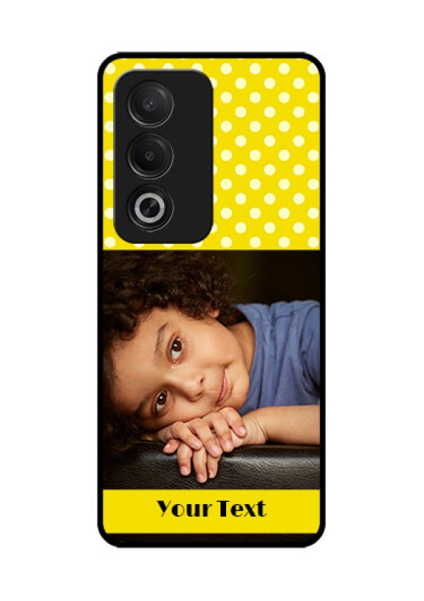 Oppo A3 Pro 5G Custom Glass Phone CaseBright Yellow Case Design