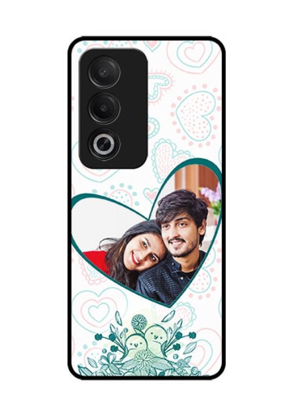 Oppo A3 Pro 5G Custom Glass Phone CasePremium Couple Design