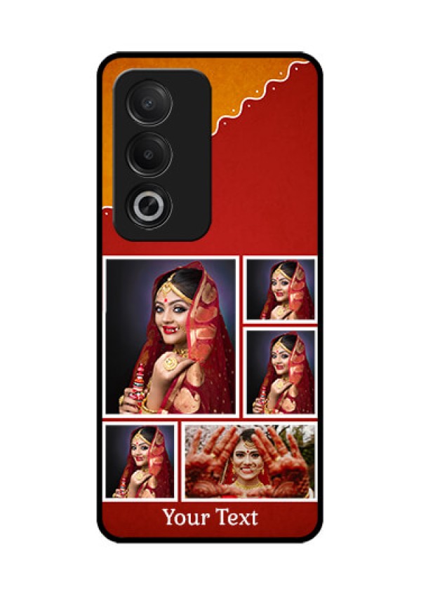 Oppo A3 Pro 5G Custom Glass Phone CaseWedding Pic Upload Design