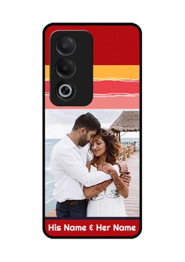 Oppo A3 Pro 5G Custom Glass Phone CaseColorful Case Design