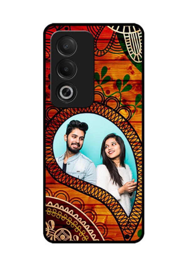 Oppo A3 Pro 5G Custom Glass Phone CaseAbstract Colorful Design