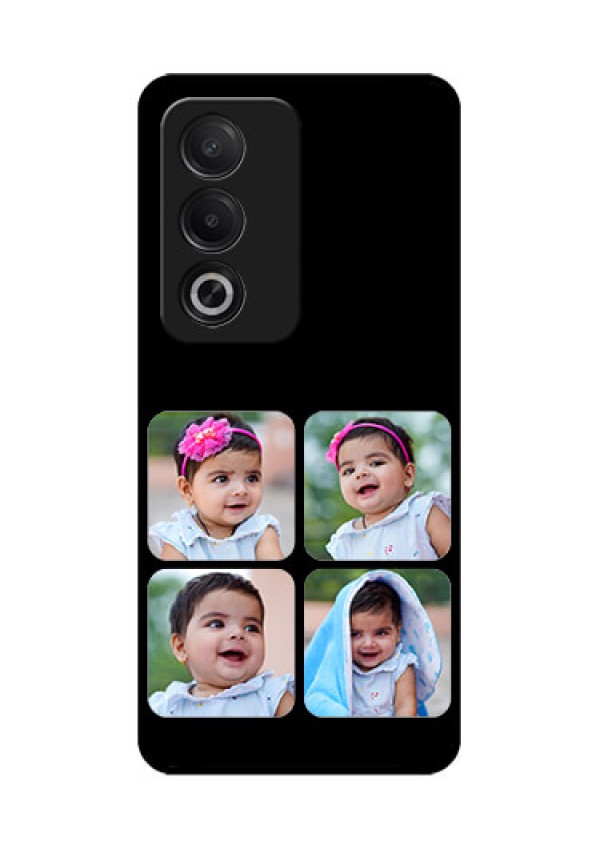 Oppo A3 Pro 5G Custom Glass Phone CaseMultiple Pictures Design