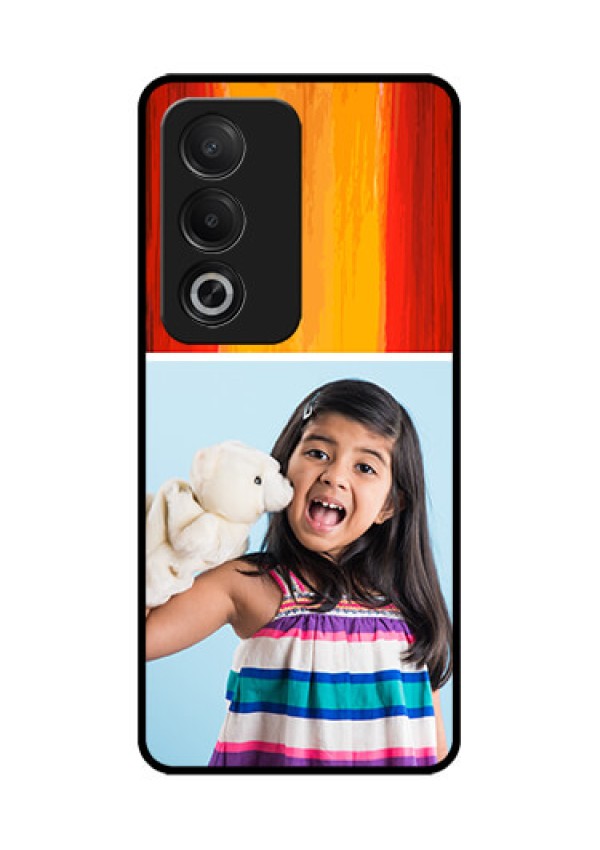 Oppo A3 Pro 5G Custom Glass Phone CaseMulti Color Design
