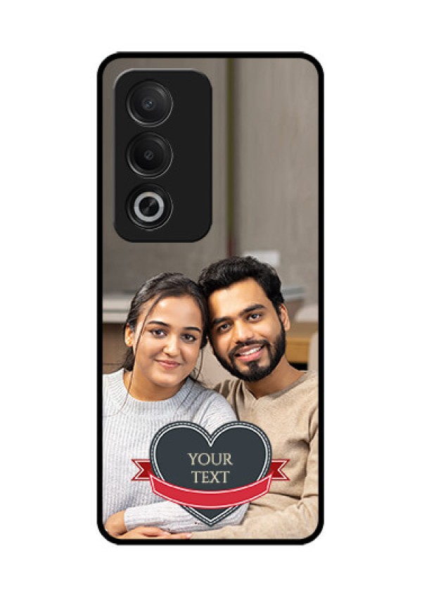 Oppo A3 Pro 5G Custom Glass Phone CaseJust Married Couple Design
