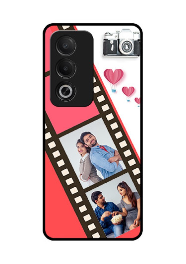 Oppo A3 Pro 5G Custom Glass Phone Case3 Image Holder With Film Reel