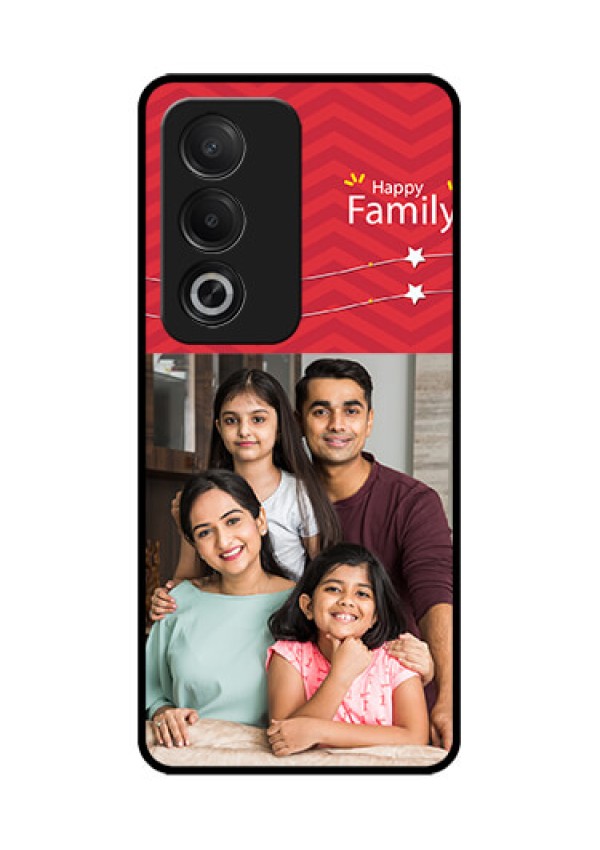 Oppo A3 Pro 5G Custom Glass Phone CaseHappy Family Design