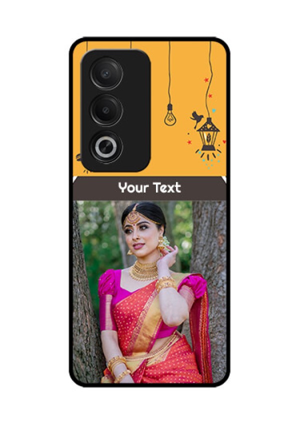 Oppo A3 Pro 5G Custom Glass Phone CaseWith Family Picture And Icons