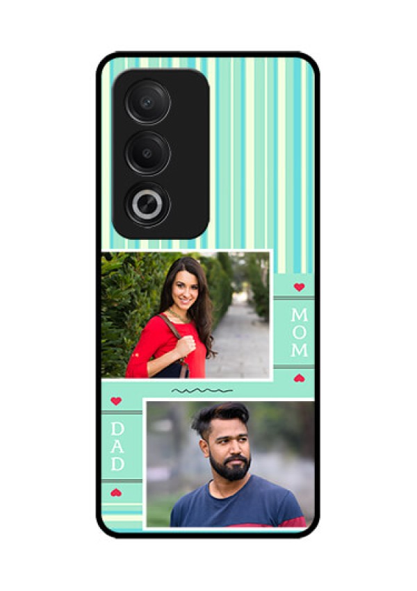 Oppo A3 Pro 5G Custom Glass Phone CaseMom and Dad Pic Design