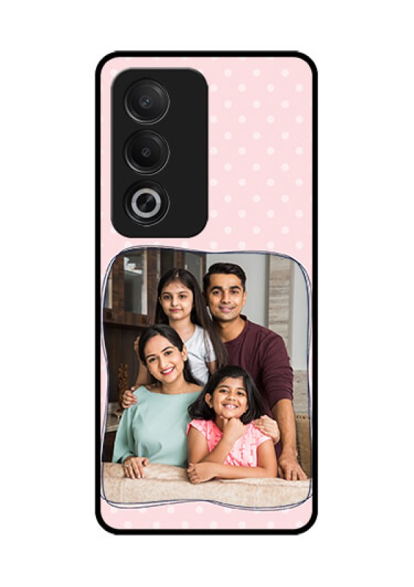 Oppo A3 Pro 5G Custom Glass Phone CaseFamily With Dots Design