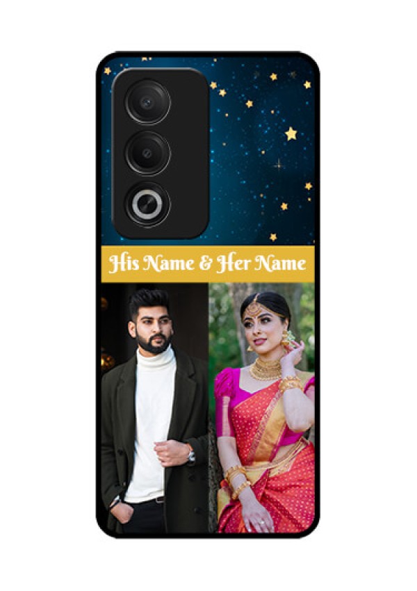 Oppo A3 Pro 5G Custom Glass Phone CaseGalaxy Stars Backdrop Design