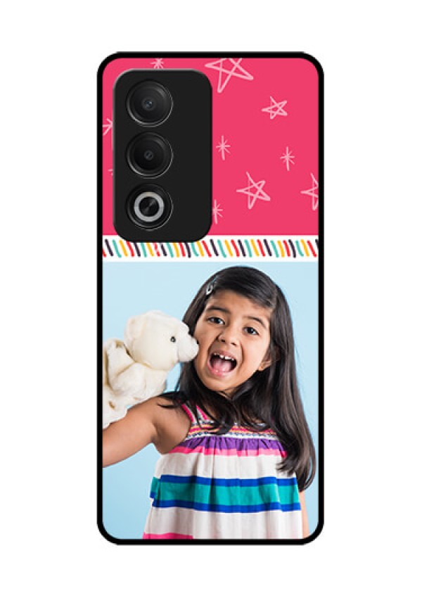 Oppo A3 Pro 5G Custom Glass Phone CaseLine Art Design