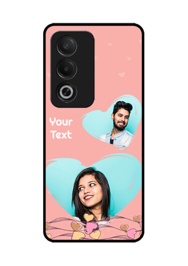 Oppo A3 Pro 5G Custom Glass Phone CaseLove Doodle Design