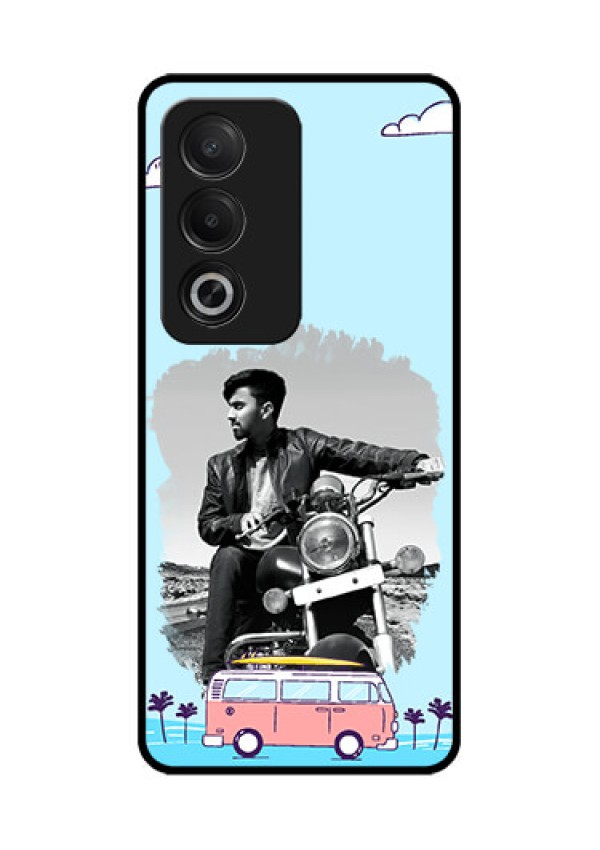 Oppo A3 Pro 5G Custom Glass Phone CaseTravel and Adventure Design