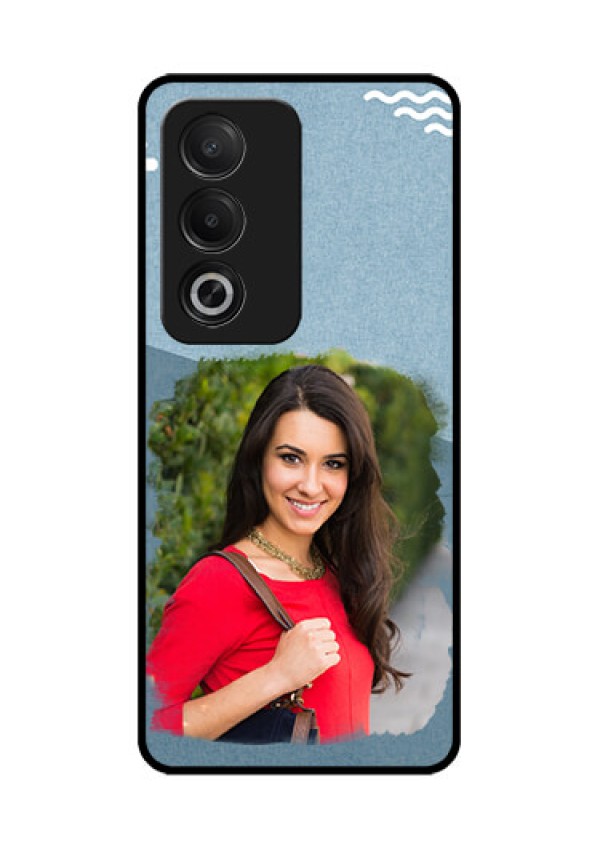 Oppo A3 Pro 5G Custom Glass Phone CaseGrunge Line Art Design