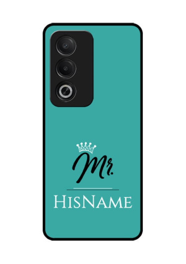 Oppo A3 Pro 5G Custom Glass Phone CaseMr With Name Design